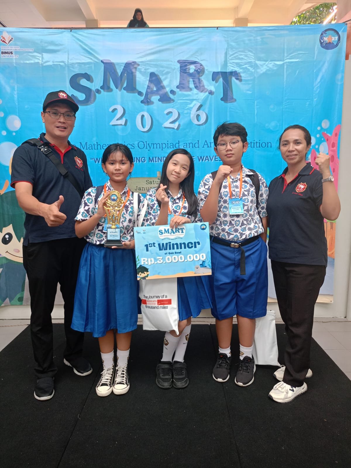 Juara 1 Cerdas Cermat Kelas 6
