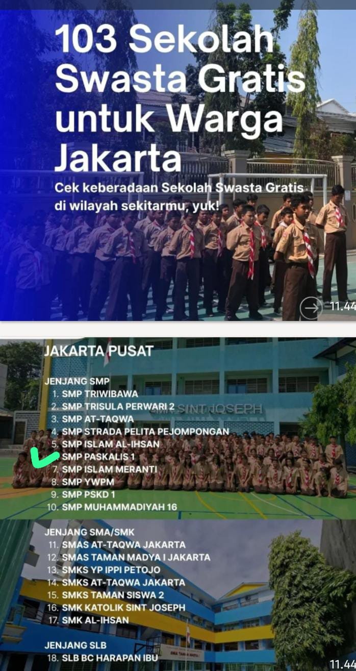 Sekolah Gratis 