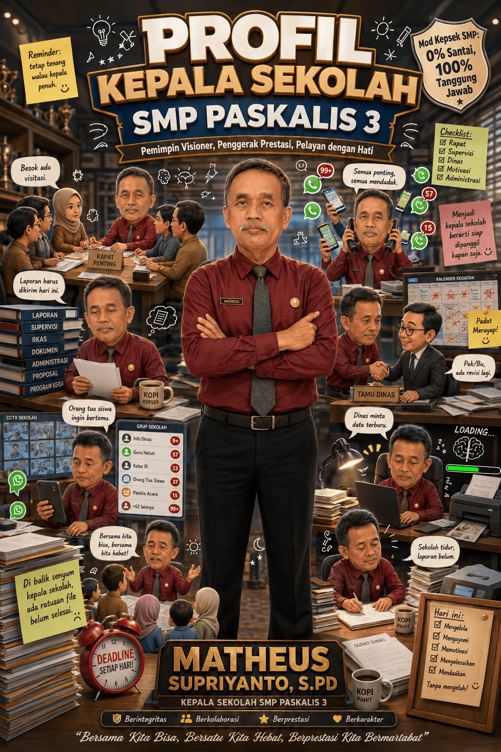 Profil Kepala Sekolah SMP PASKALIS 3