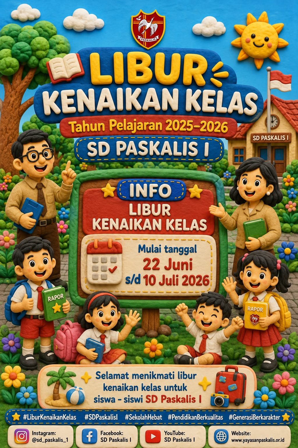 Pengumuman Libur Kenaikan Kelas